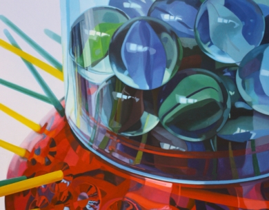 ' Kerplunk 3 ’ // Acrylic on Canvas //  80cm x 136cm // Available
