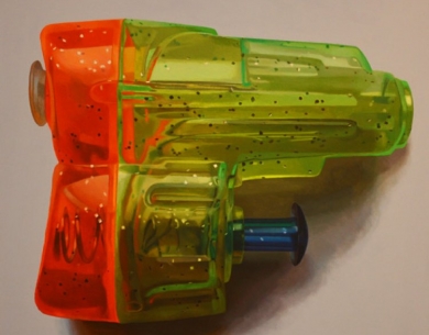 ' Binnie Pistol 1’ // Acrylic on Canvas // 60 x 60cm // SOLD