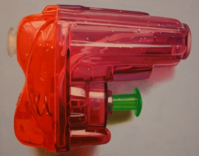 ' Binnie Pistol 2’ // Acrylic on Canvas // 60 x 60cm // SOLD