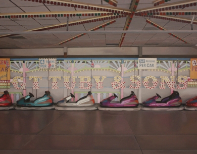 ' Dodgems ’ // Acrylic on Canvas // 90 x 60cm // SOLD