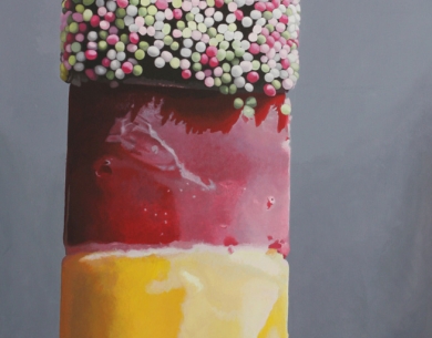 ' Nobbly ’ // Acrylic on Canvas // 51 x 77cm // SOLD