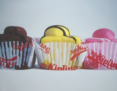 ' Three Fancies ’ // Mixed Media // 120 x 170cm // SOLD