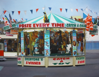 ' Funfair Stall ’ // Acrylic on Canvas // 60 x 90cm // SOLD