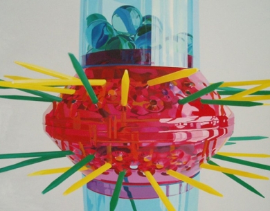 ' Kerplunk 2 ’ // Acrylic on Canvas // 70 x 90cm // SOLD