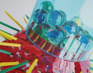 ' Kerplunk ’ // Acrylic on Canvas // 100 x 130cm // SOLD