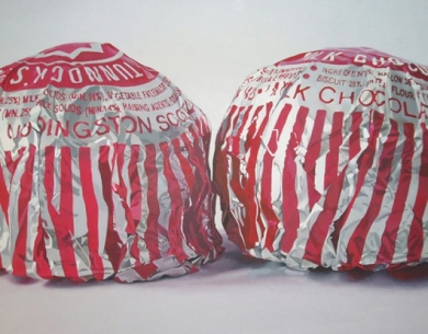 ' Teacakes ’ // Mixed Media // 90 x 75cm // SOLD