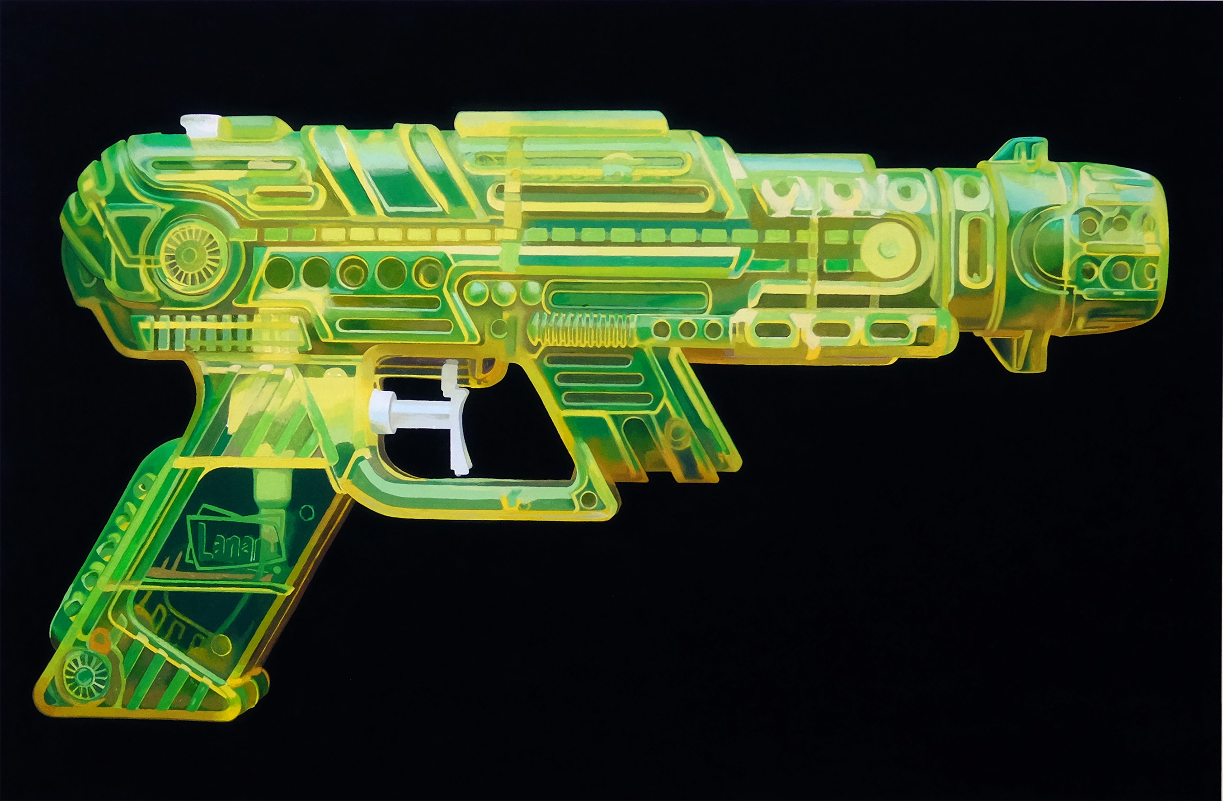 Yellow Pistol
Acrylic on Canvas // 75 x 100cm // SOLD